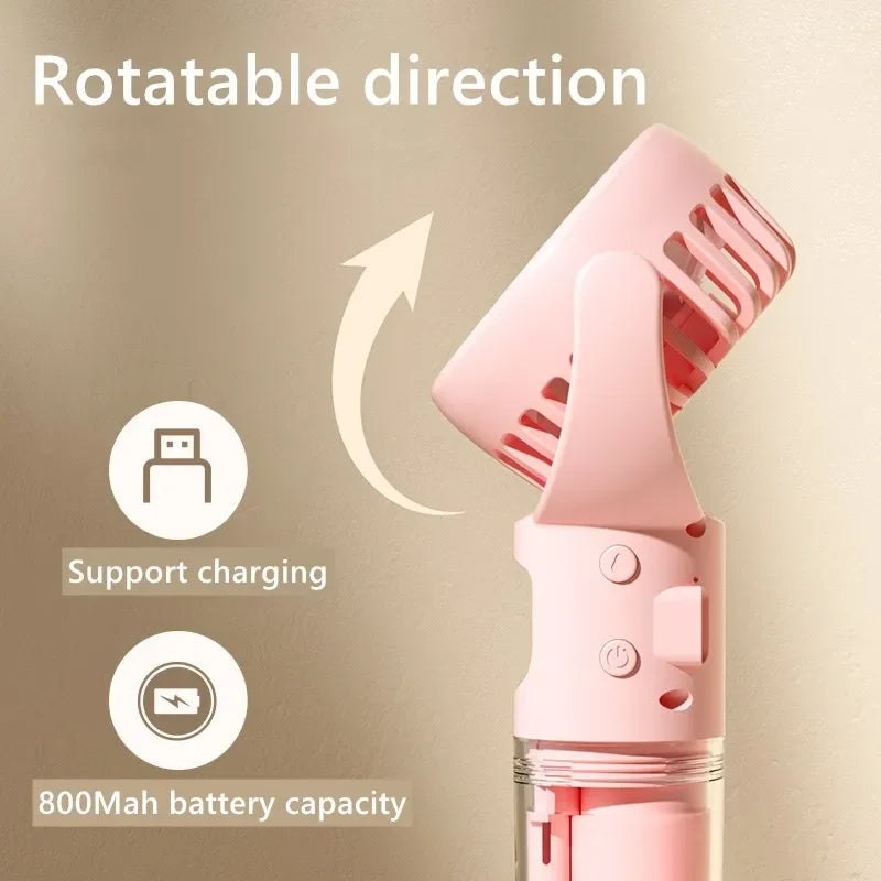 Portable Handheld Spray Mini Fan